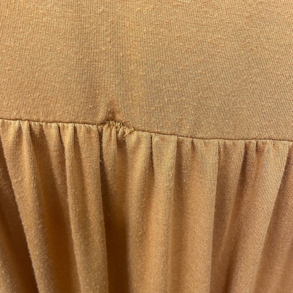 ZENANA OUTFITTERS Burnt Orange Maxi Dress Pockets Elastic Waist Boho Cottage‎ L - Picture 5 of 10